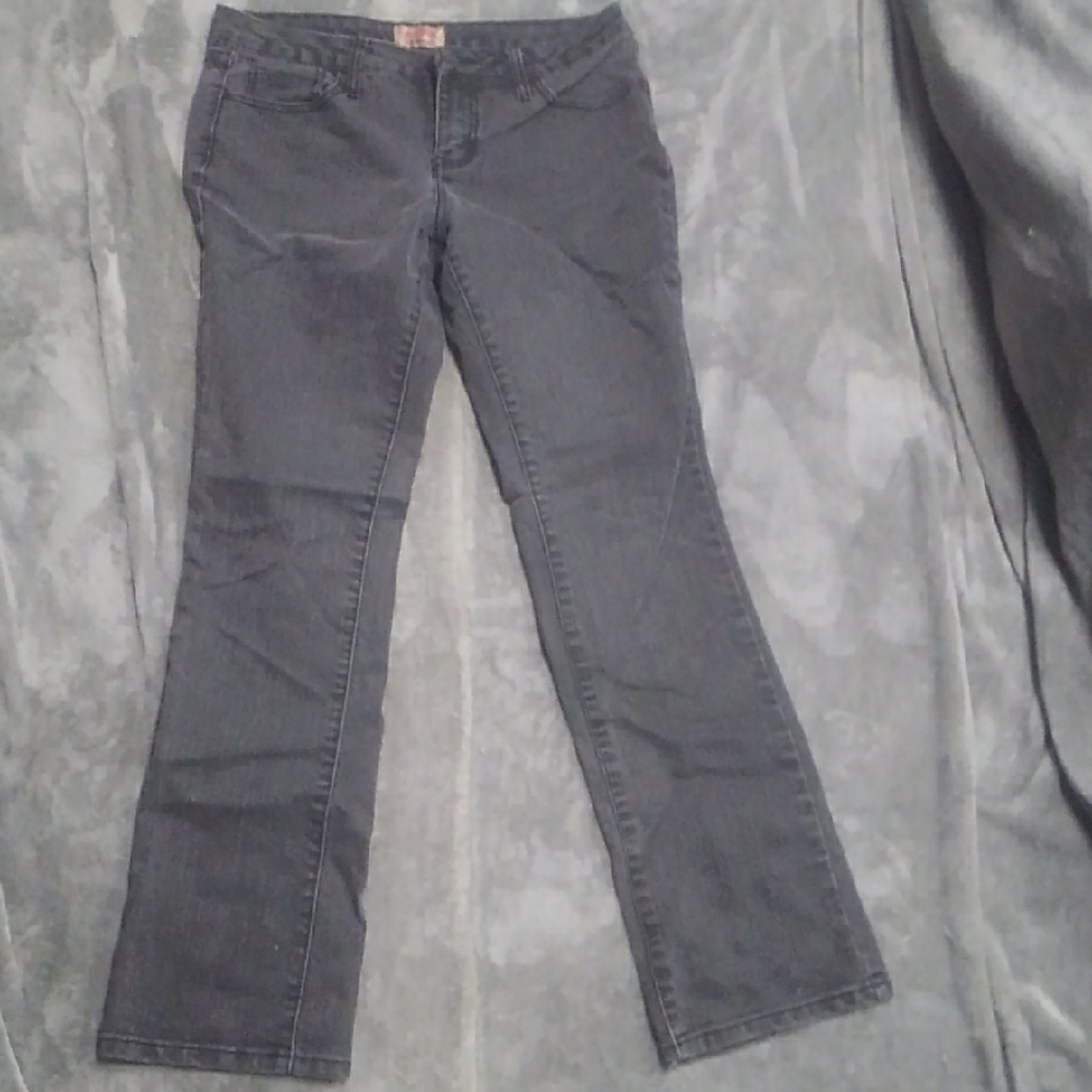 No Boundaries Gray Flare Jeans